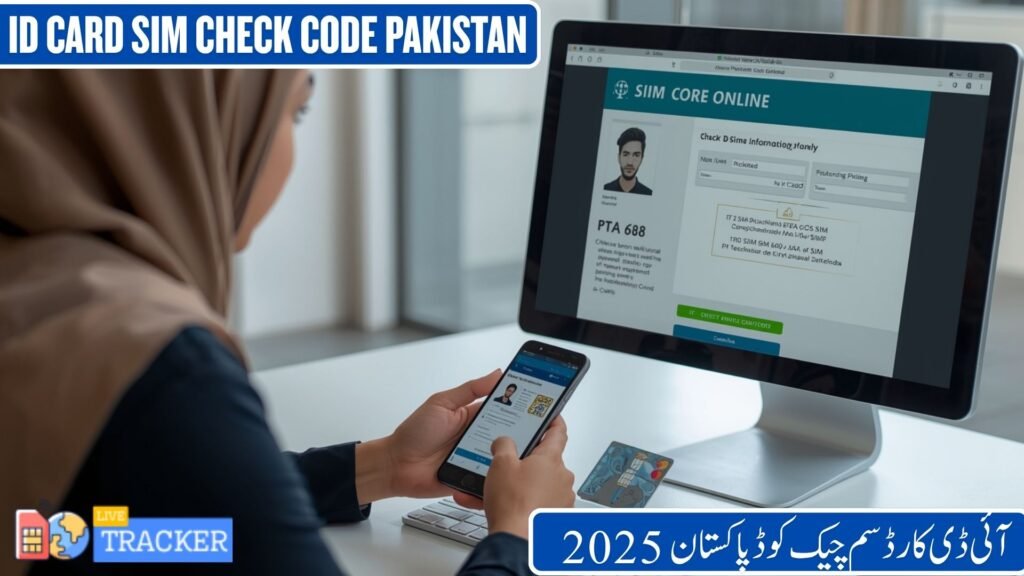 ID card sim check code Pakistan