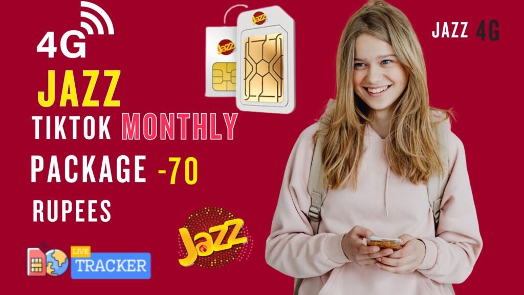 tiktok package jazz monthly code 70 rupees