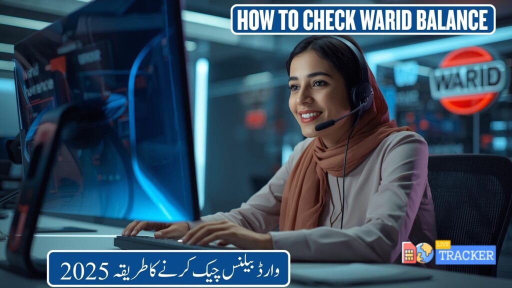 how to check warid balance