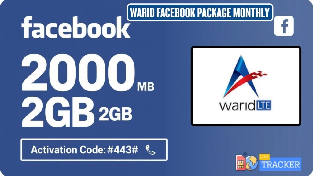 warid facebook package monthly