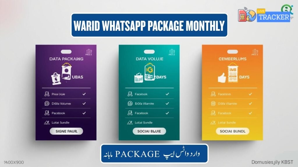 warid whatsapp package monthly
