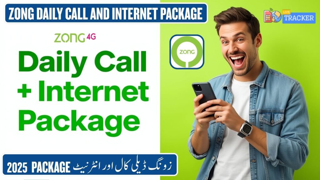 zong daily call and internet package