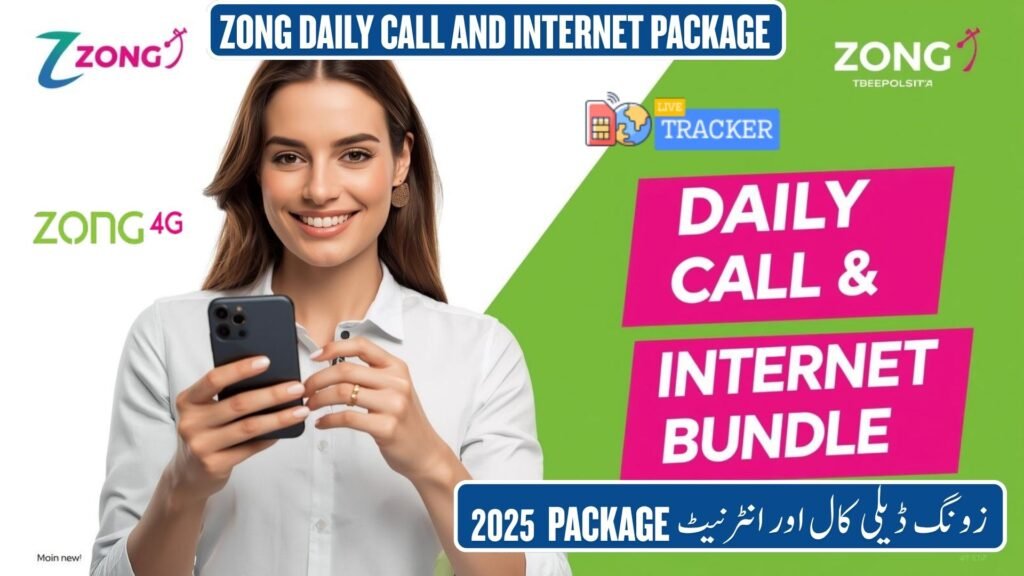 zong daily call and internet package
